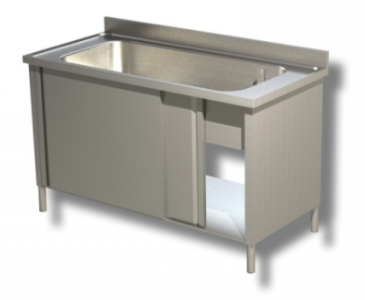 SINK ON CABINET      AISI 304