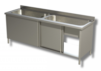 SINK ON CABINET      AISI 304