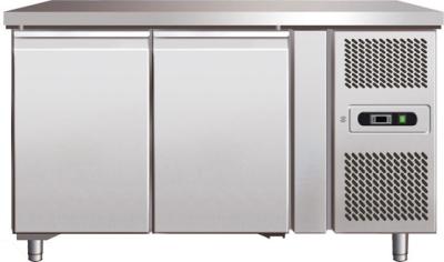 2 DOORS STAINLESS STEEL REFRIGERATED COUNTER