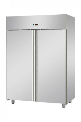 2 DOORS STAINLESS STEEL REFRIGERATED CABINET DESIGNED FOR NORMAL TEMPERATURE REMOTE CONDENSING OUT